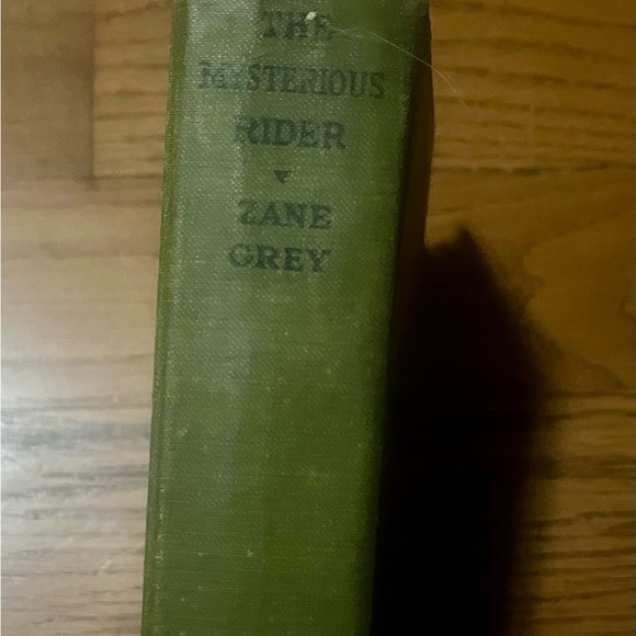 Vintage 1921 1st Edition The Mysterious Rider Zane Grey Novel Hardback book - Picture 4 of 10